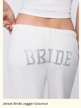 phe phe jetset bride joggers